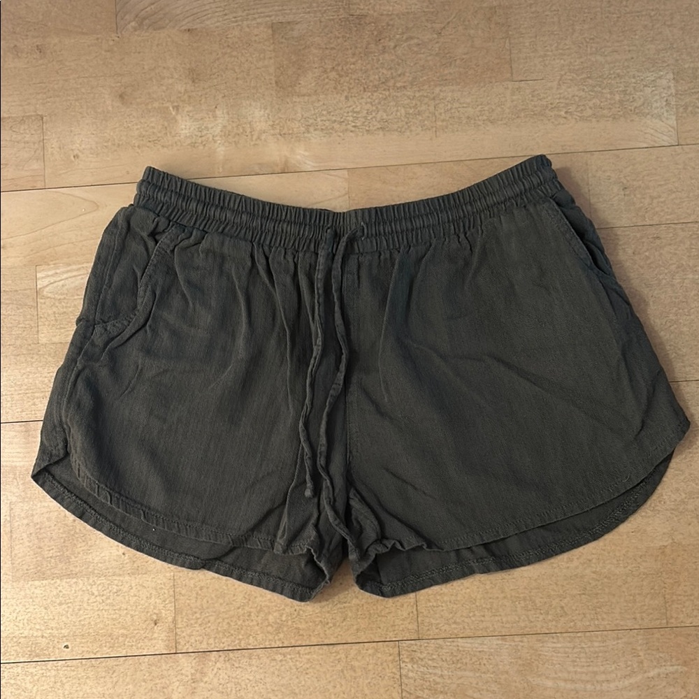 Women's Olive Green Shorts